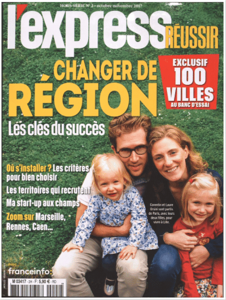 Palmarès L’express – 100 villes où il fait bon vivre, travailler et entreprendre