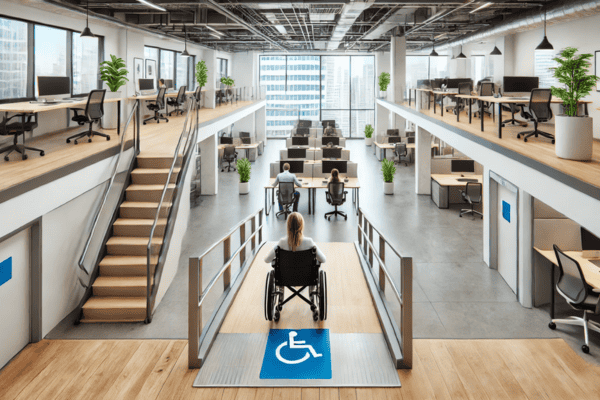 Vos bureaux sont-ils adaptés pour accueillir des personnes en situation de handicap ?