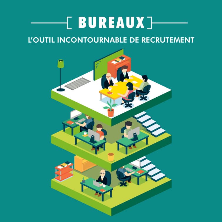 Bureaux, l&rsquo;outil incontournable du recrutement