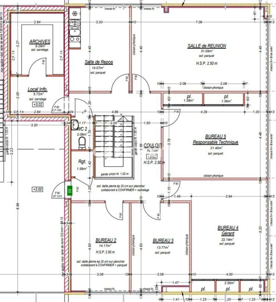 Bureaux de 157 m² à louer à Saint-Félix, photo 6 sur 6