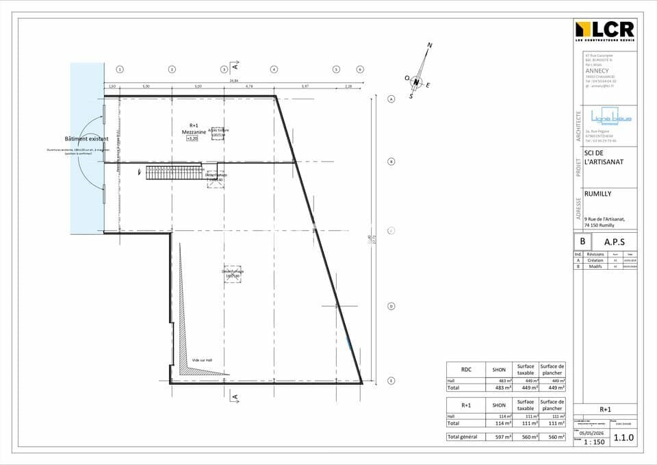 Local d’activité de 714 m² à vendre à Rumilly, photo 4 sur 6